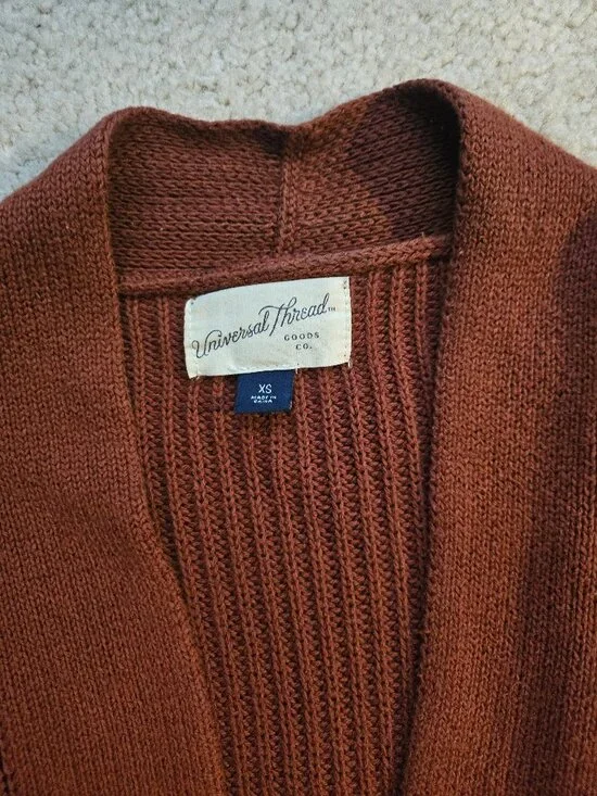 Universal Thread Rust Cardigan - Picture 2 of 2